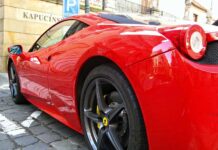 Audi R8 on a Country Road